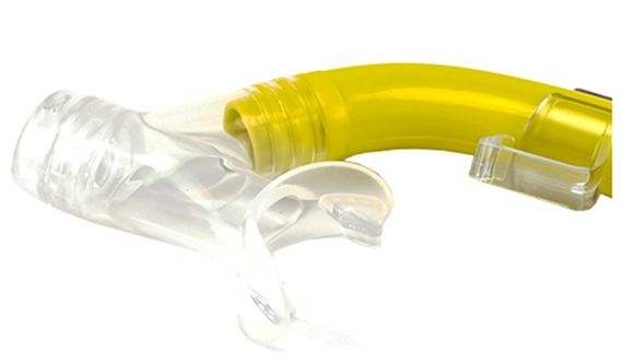 Трубка Mares Sahara Dry Желтая