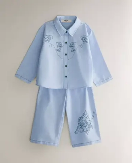 ZARA HOME ДЕТСКАЯ ПИЖАМА «TOY STORY ©DISNEY», СИНИЙ