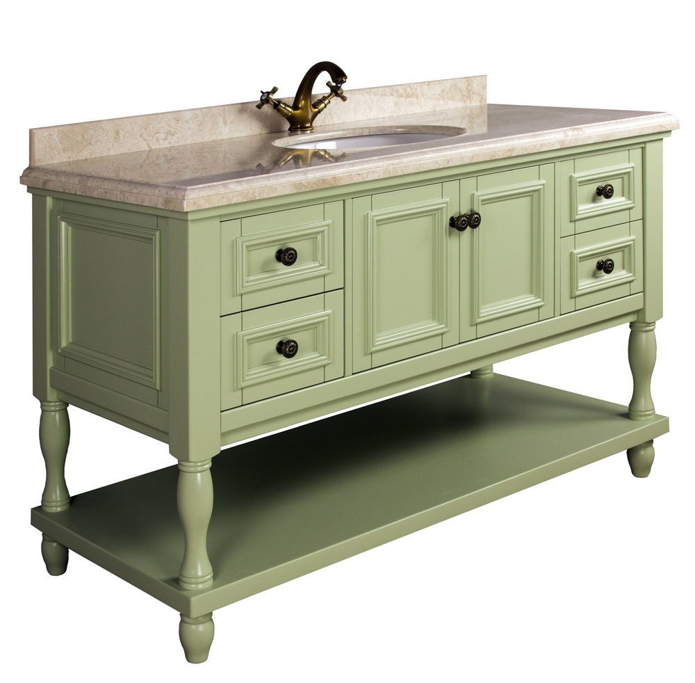 Тумба EDEN 130 арт. TS-8002-C Фисташковый