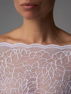 03-295 Кружево эластичное 22 см, белый 001