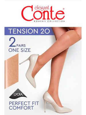 Гольфы Tension 20 (2 пары) Conte