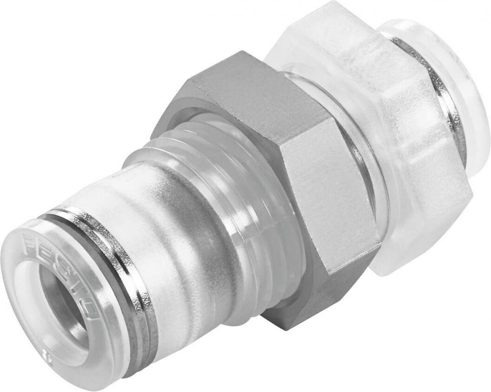 Муфта цанговая для панельного монтажа прямая Festo NPQP-H-Q12-E-FD