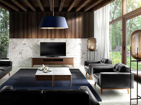 Кресло Angel Cerda 5606-1P, черная кожа