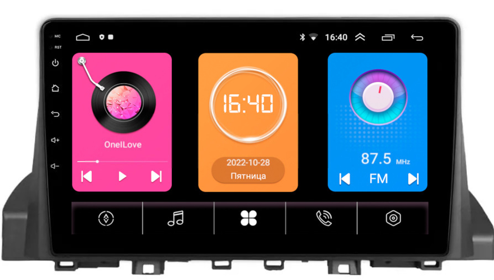 Магнитола для Москвич 3 и JAC JS4 2022-2024 - OEM GT9-0003 на Android 10, 2ГБ-16ГБ