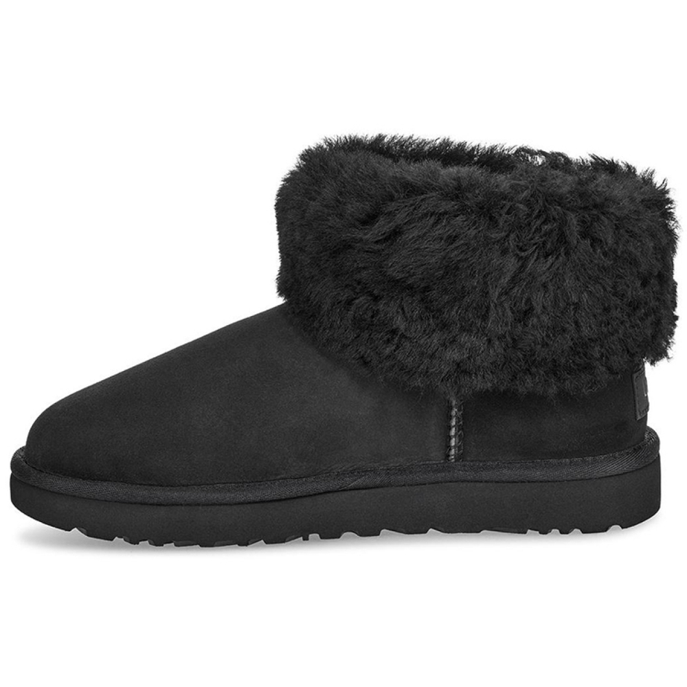 Сапоги UGG Classic Mini Fluff, 1106757-BLK