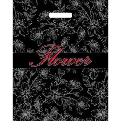 Пакет ПЭ с вырубной ручкой 38+3Артпласт (Флористик) Россия {220 (комплект 50 шт)