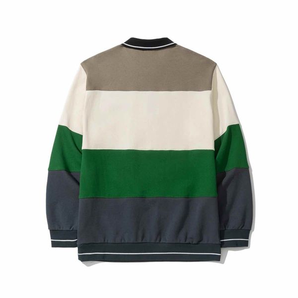 Толстовка Four Stripes Песочный/Бежевый/Зеленый/Серый - фото 2