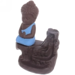 Подставка под стелющиеся благовония «Будда» цвет голубой 12*9см DLX-Bd