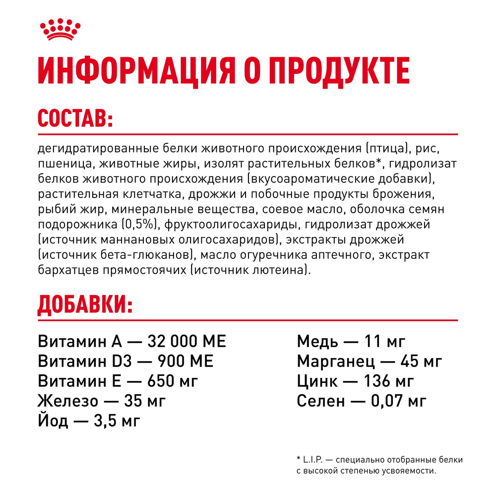 Royal Canin Persian Kitten Персиан Киттен Корм сухой для котят персидской породы до 12 месяцев 10кг