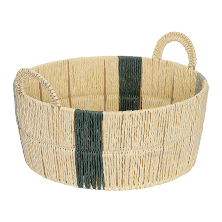 Корзина плетеная круглая Bodhran Sage из коллекции Ethnic, размер L