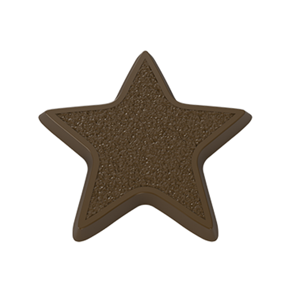 547 | Форма для шоколадных изделий &quot;Звезда фактурная&quot; (275*175 мм)