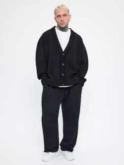 Кардиган вязаный оверсайз на пуговицах