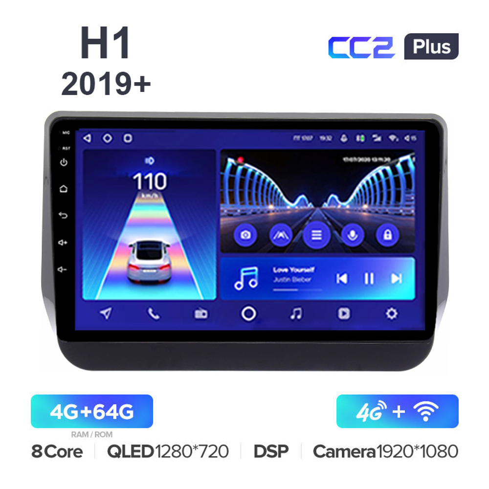 Teyes CC2 Plus 9"для Hyundai H1 2019+