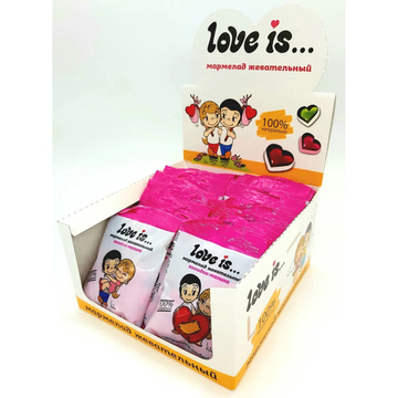 Жевательный мармелад "LOVE IS Жуймиксик" со вкусом холодка и малины 25 гр.