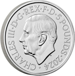 5 фунтов Дракон 2024 г
