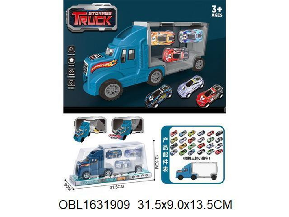 Автовоз +3 машинки, в ассорт. ПК, F3555-9