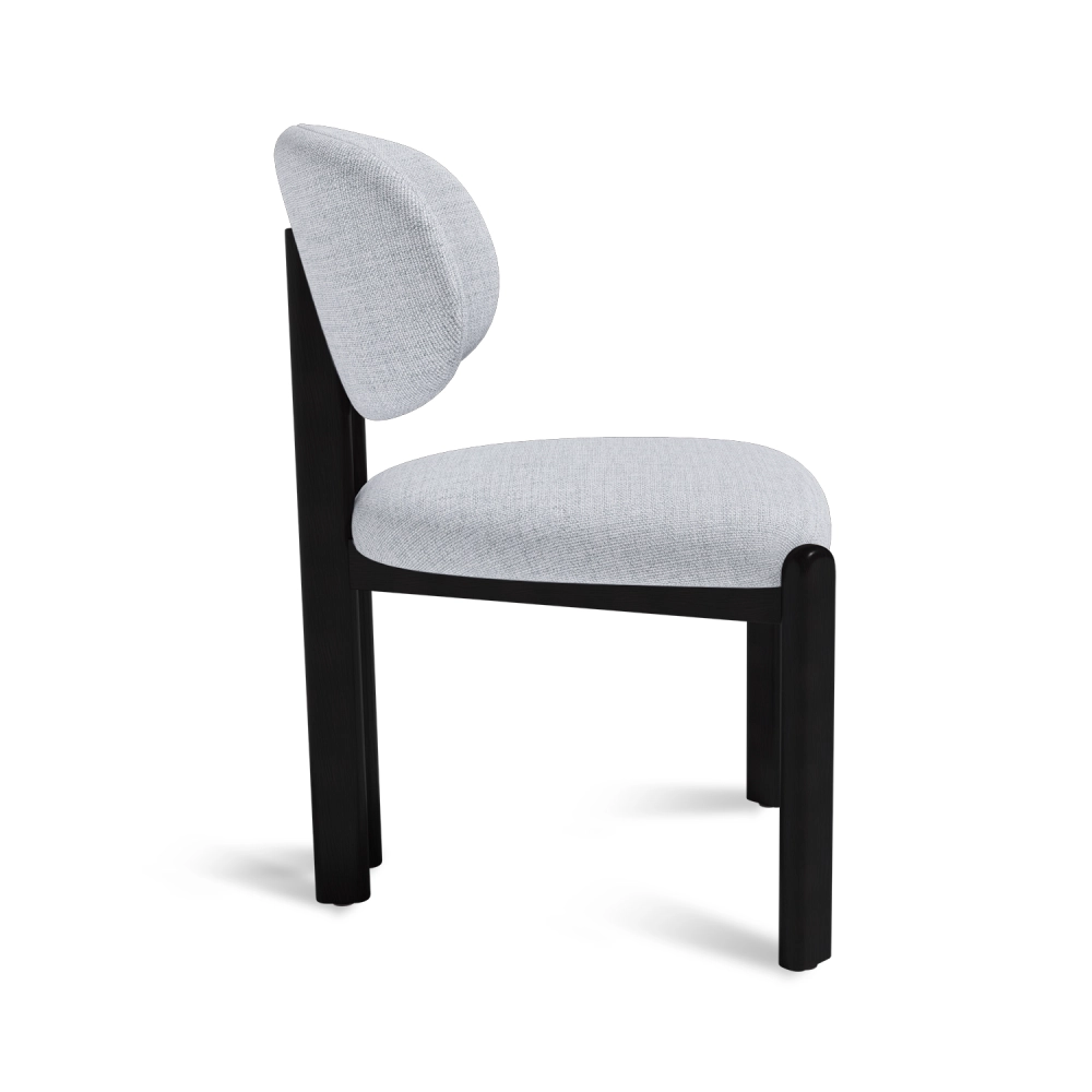 Стул Galloti, бук черный, рогожка wellton 990