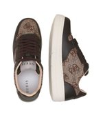 Кожаные кроссовки ancona 4g Guess - коричневый(FM8ANG LEA12)