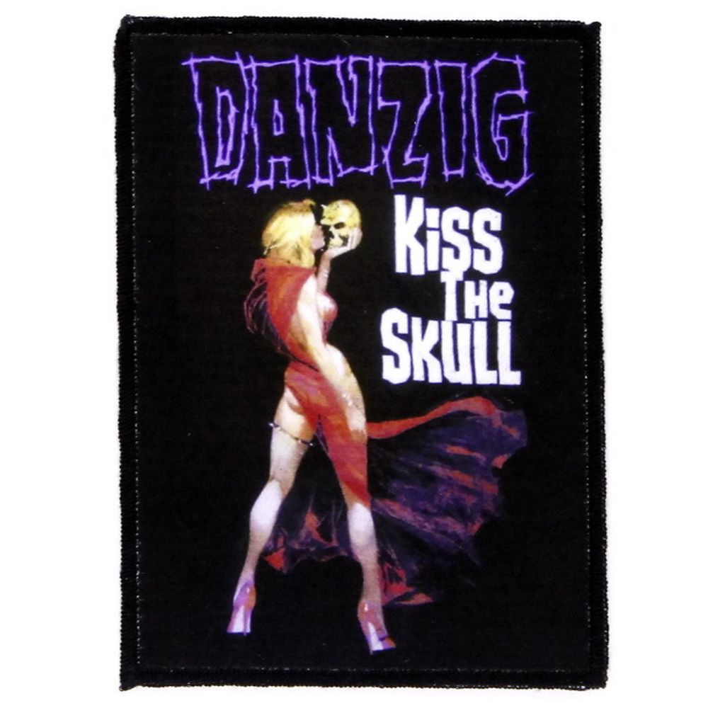 Нашивка Danzig Kiss The Skull (764)