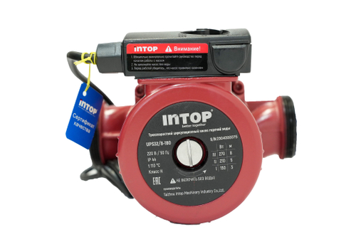 НАСОС ЦИРКУЛЯЦИОННЫЙ INTOP UPS 32-8-180