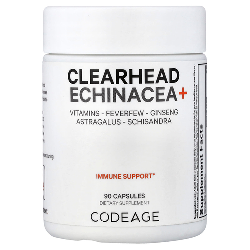 Codeage, Clearhead Echinacea+, 90 капсул