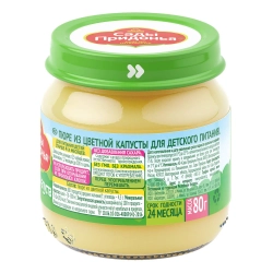 Пюре Сады Придонья Цветная капуста с 4 мес 80 г