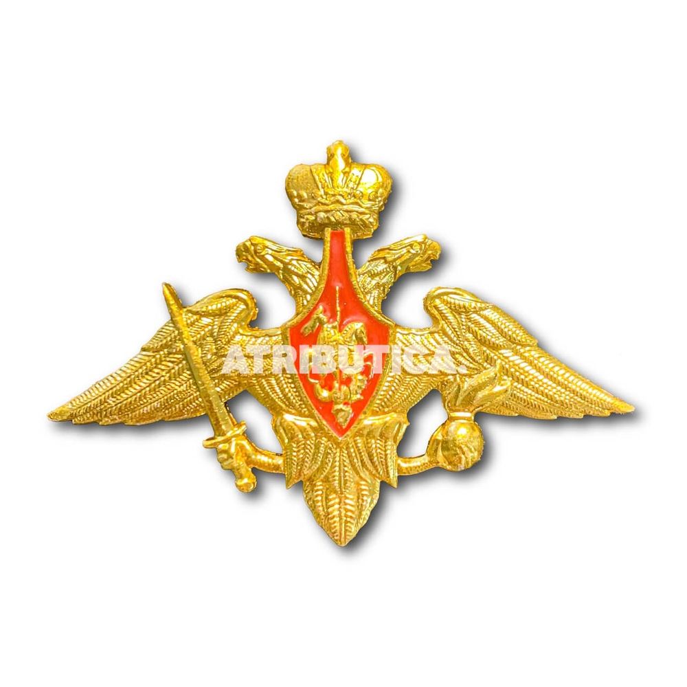 Эмблема На Тулью Фуражки СВ ( Сухопутные войска ) Золотистая | ATRIBUTICASTORE.RU