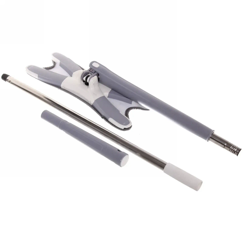 Швабра Селфи с отжимом с двумя насадками из микрофибры