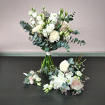 Букет невесты, букет-дублер и бутоньерка