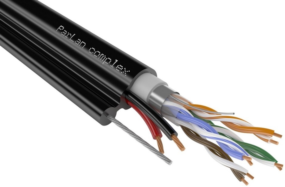 Кабель  Паритет F/UTP4 Cat5e PVC/PEtr 2х0,75