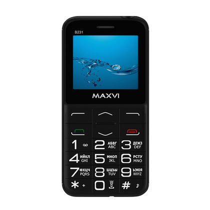 Сотовый телефон Maxvi B231 Black