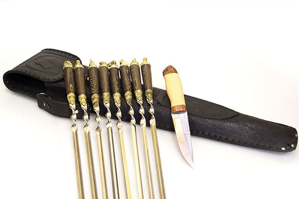 Шашлычный набор «Охота № 2» на 8 шампуров
