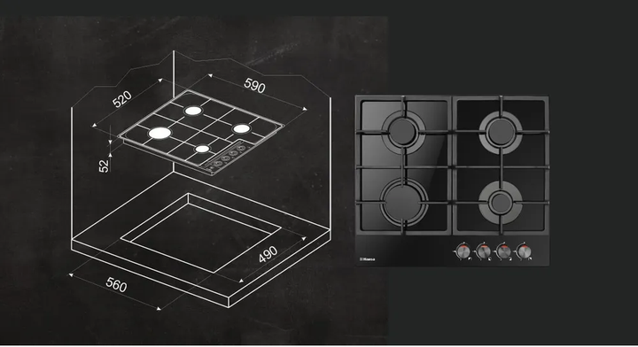 Газовая панель Hansa BHKS610502