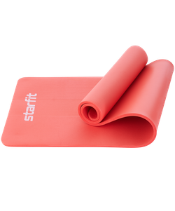 Коврик для йоги и фитнеса Starfit FM-301, NBR, 183x61x1,5 см, коралловый