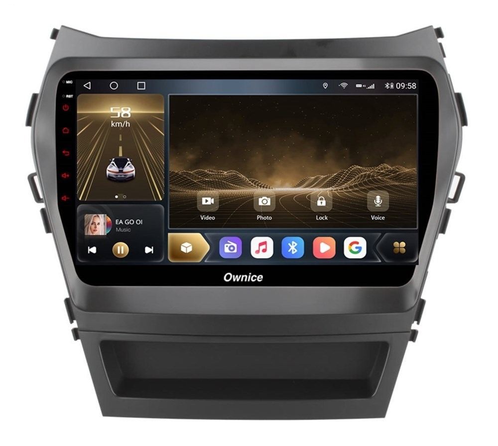 Штатная магнитола OWNICE OL-9703-N для Hyundai Santa Fe 3 2012-2018 на Android 12.0