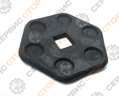 Колесо шестигранное резиновое Anna