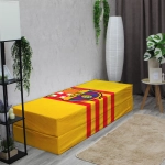 Бескаркасный диван кровать раскладной "FC Barcelona - ФК Барселона"
