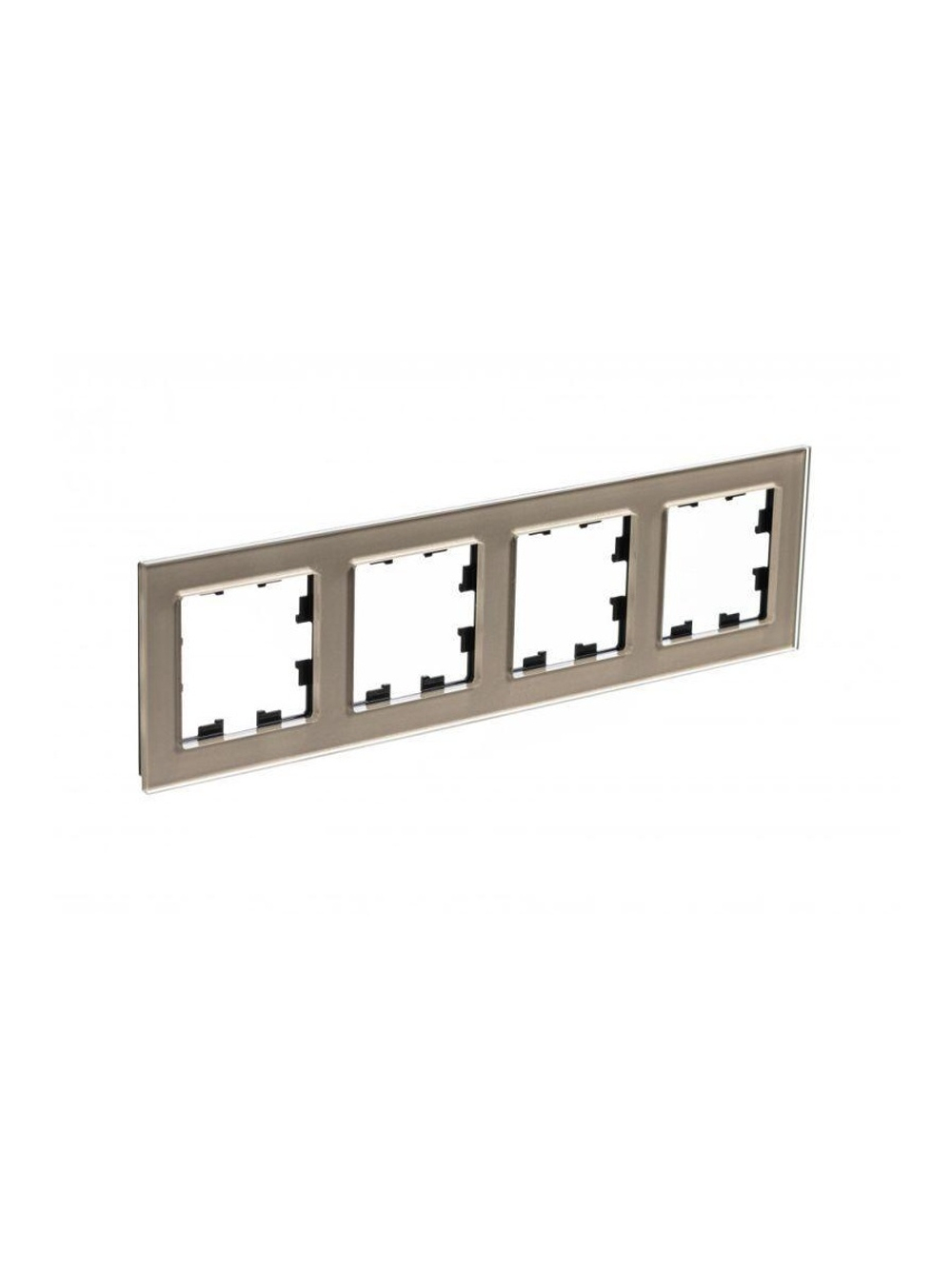 Рамка 4-м AtlasDesign Nature стекло шампань SE ATN320504