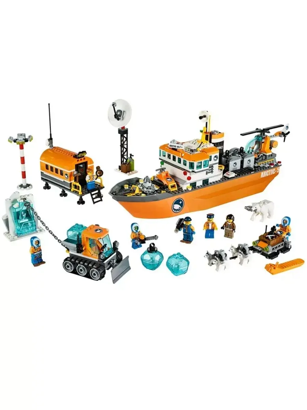 Конструктор Сити Арктический ледокол 760 деталей