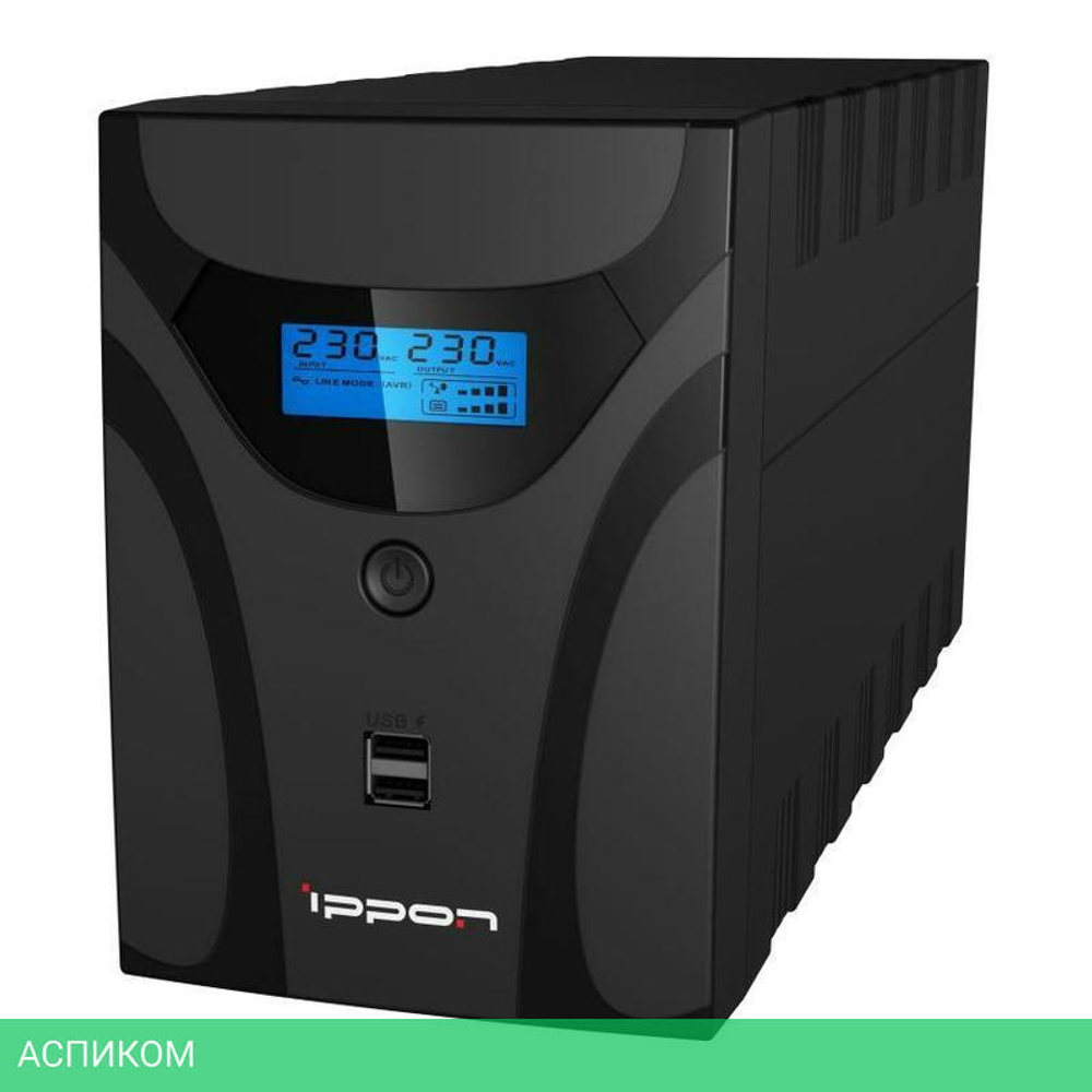 Источник бесперебойного питания Ippon Smart Power Pro II 1200 720Вт 1200ВА черный (1005583)