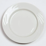 Тарелка фарфоровая глубокая 20см «Голубка» Белье