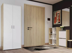 Прихожая Симпл 4 дуб сонома/белый