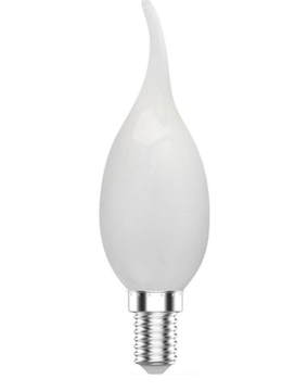 Лампа Свеча на ветру 4,5W 380lm 2700К Е14 milky LED 1045115 Filament Basic Gauss