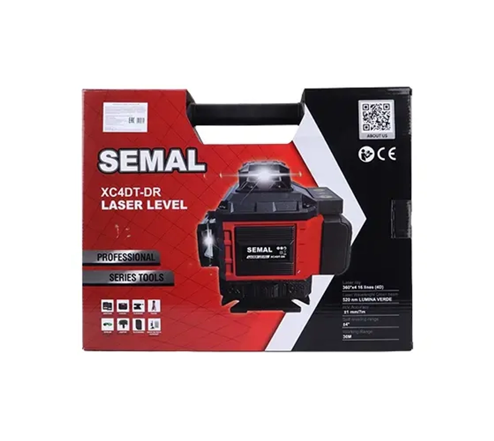 Лазерный уровень SEMAL, модель XC4DT-DR