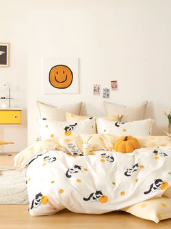 Пододеяльник сатин Milky Garden "Gourd/Gourd (компаньон)" 1,5-спальный на молнии 145x215 см