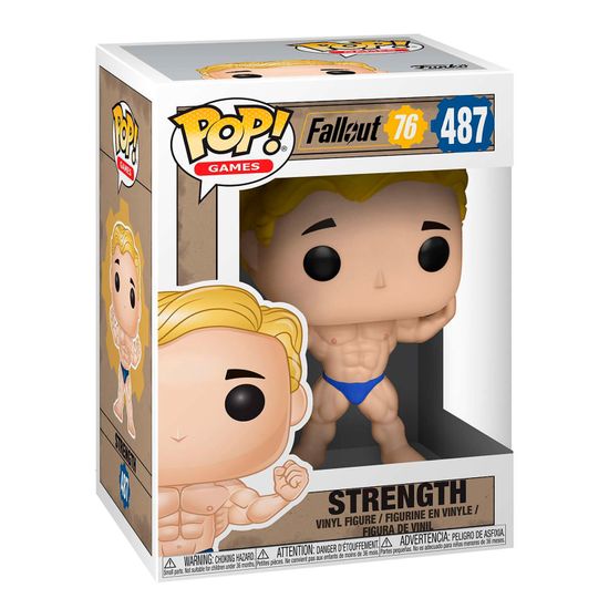 Фигурка Funko POP! Games Fallout 76 Vault Boy Strength (487) 39041 / Фигурка Фанко ПОП! по мотивам игры "Fallout 76" Волт Бой (Сила)