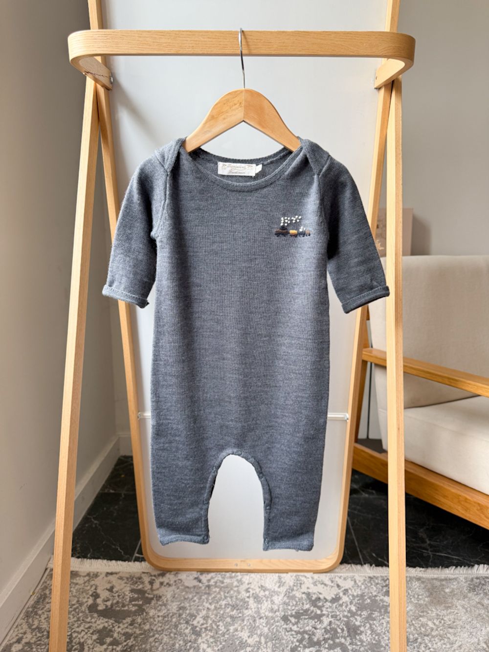 Шерстяной комбинезон-слип Bonpoint, 80