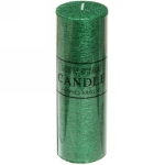 Свеча «New Star» 5*15см цвет изумрудный ZD-074