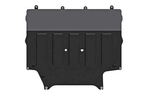 Защита картера двигателя, КПП (2 мм, сталь) для Toyota Corolla 2019- (V = 1.6 CVT FWD), Toyota Prius 2017-2022 (V = 1.8 Hybrid) Sheriff.24.3521