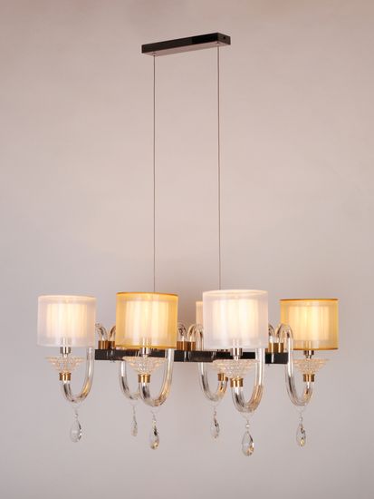 Подвесная люстра Manne L.4306-6 SILVER GO+WH